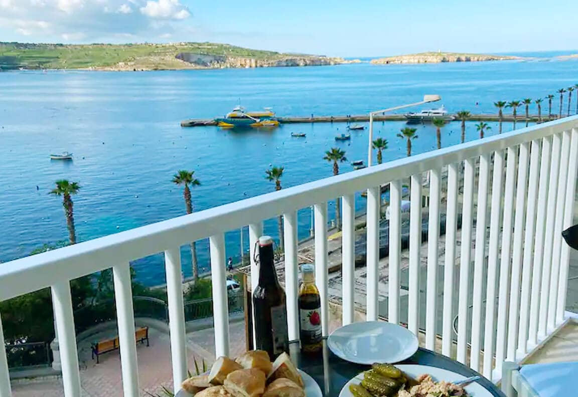Bugibba Sea View Apartment no 1<br/>4 gości • 2 sypialnie • 1 łazienka