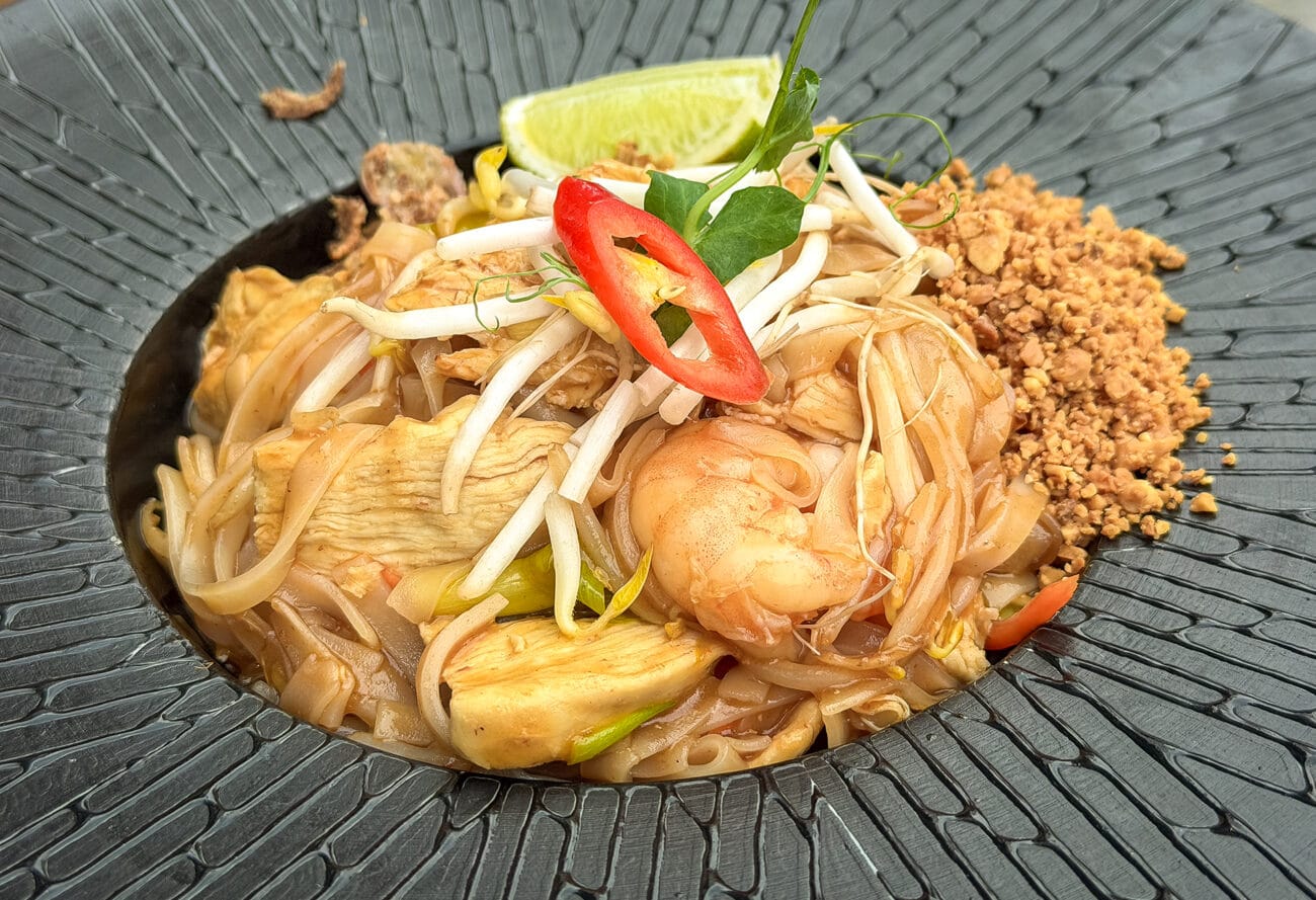 Krewetki w Asahi Asian Street Food w Dublinie