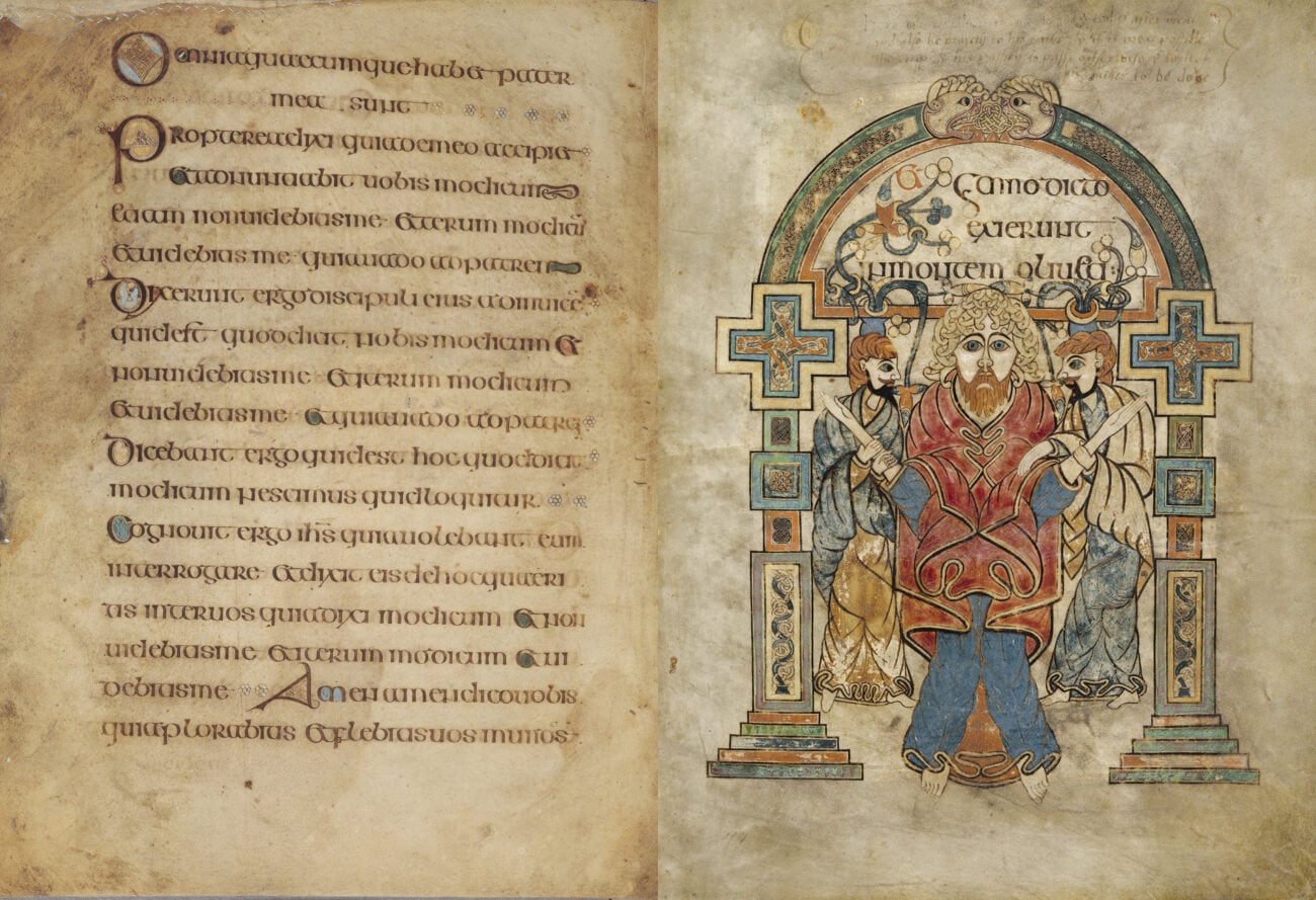 Skan księgi Book of Kells
