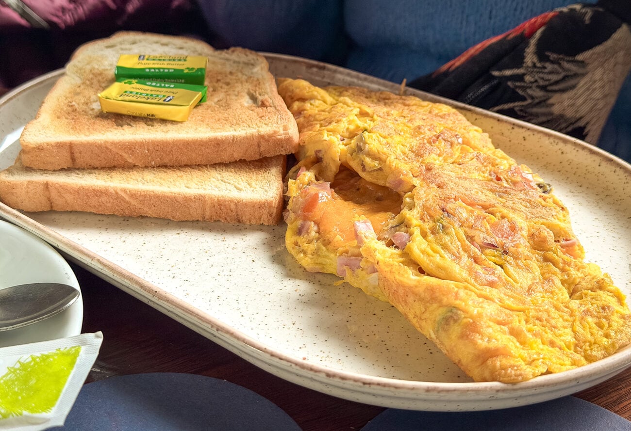 Omlet w Devitt's Pub w Dublinie