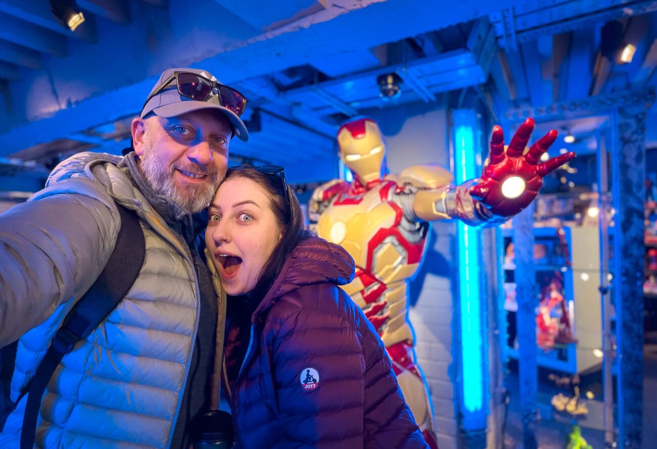 Wygodni w podróży w Disney Store w Dublinie