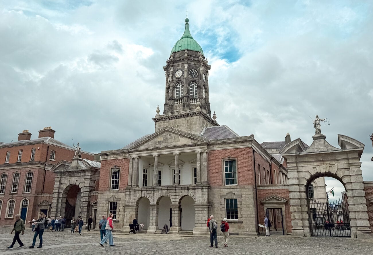 Dublin Castle z zewnątrz